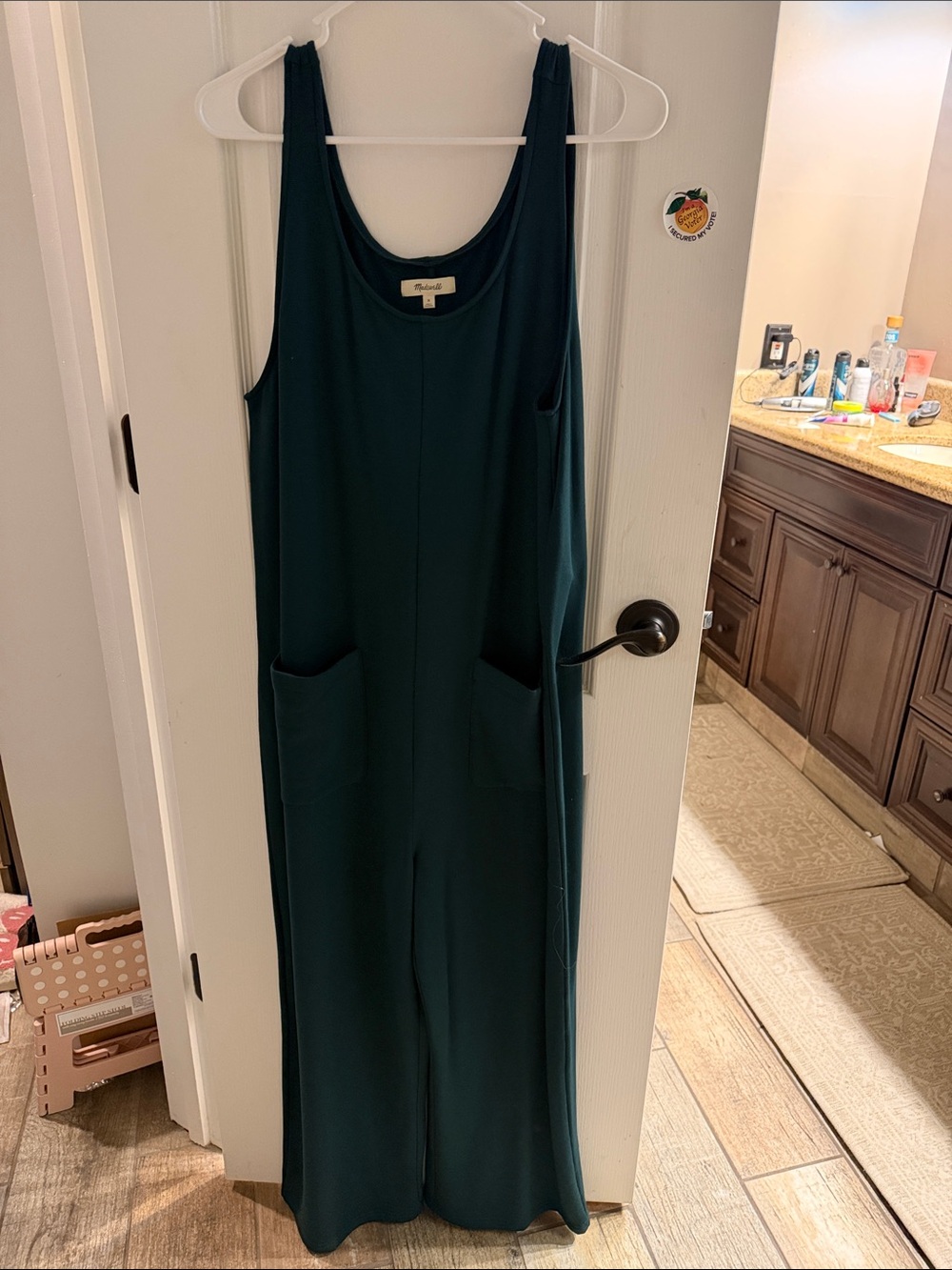 Green Madewell Jumpsuit- Size Medium